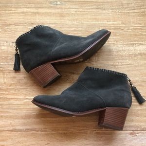 TOMS Women’s Blue/Gray Suede Booties